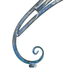 Annalise Victorian Charm Half-Round Accent Table for Porch, Patio, or Entryway - Elegant Design