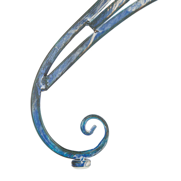 Annalise Victorian Charm Half-Round Accent Table for Porch, Patio, or Entryway - Elegant Design