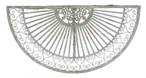 Safavieh ANNALISE Accent Table - Vintage-Inspired Iron Design with Baroque Flourishes for Outdoor Elegance Antique Dark Green / - PAT5008D
