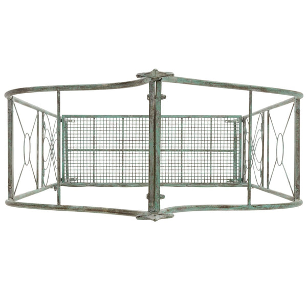 Safavieh ELOISE Arbor Loveseat - Elegant Victorian Design for Outdoor Spaces, Perfect Garden Arch and Bench Antique Dark Green / - PAT5010D