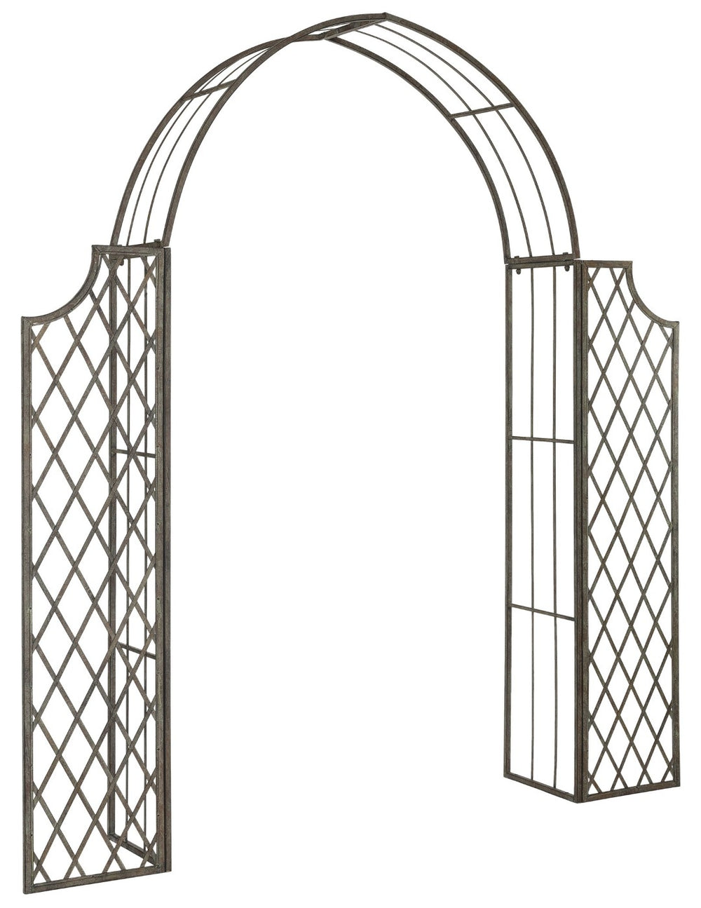 Safavieh JAIDA Arbor - Timeless Iron Garden Structure for Climbing Plants and Elegant Outdoor Entryways Rustic Blue PAT5011A