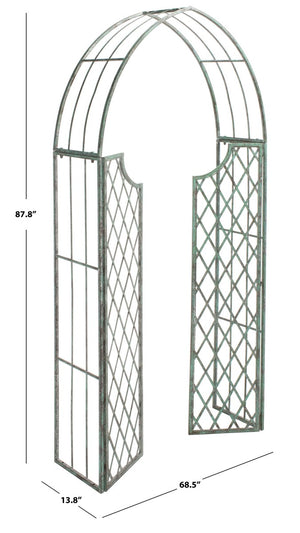 Safavieh Jaida Arbor XII23 Antique Green Iron PAT5011D