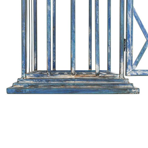 Safavieh BEATRIX Arbor - Victorian Elegance for Your Garden with Durable Iron Support for Climbing Vines Mossy Blue / - PAT5012C