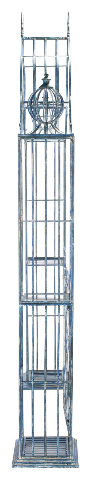 Safavieh BEATRIX Arbor - Victorian Elegance for Your Garden with Durable Iron Support for Climbing Vines Mossy Blue / - PAT5012C