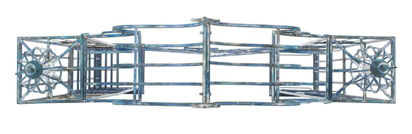 Safavieh BEATRIX Arbor - Victorian Elegance for Your Garden with Durable Iron Support for Climbing Vines Mossy Blue / - PAT5012C
