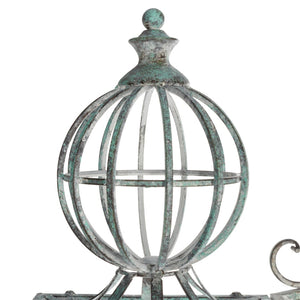 Safavieh BEATRIX Arbor - Victorian Elegance for Your Garden with Durable Iron Support for Climbing Vines Antique Dark Green / - PAT5012D