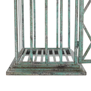 Safavieh BEATRIX Arbor - Victorian Elegance for Your Garden with Durable Iron Support for Climbing Vines Antique Dark Green / - PAT5012D