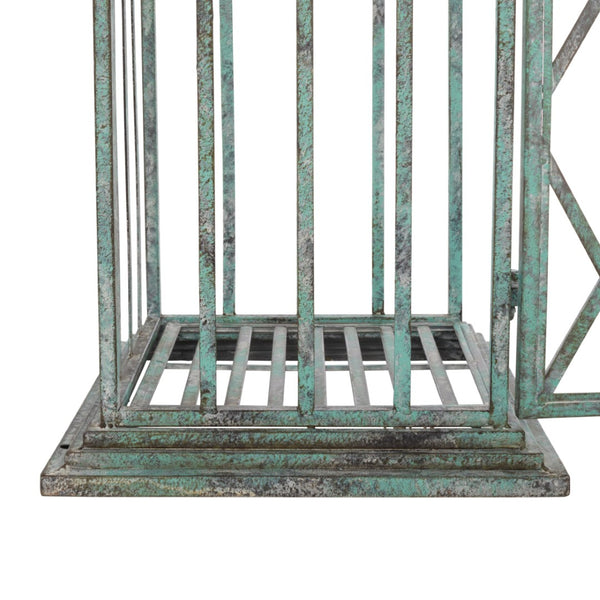 Safavieh BEATRIX Arbor - Victorian Elegance for Your Garden with Durable Iron Support for Climbing Vines Antique Dark Green / - PAT5012D