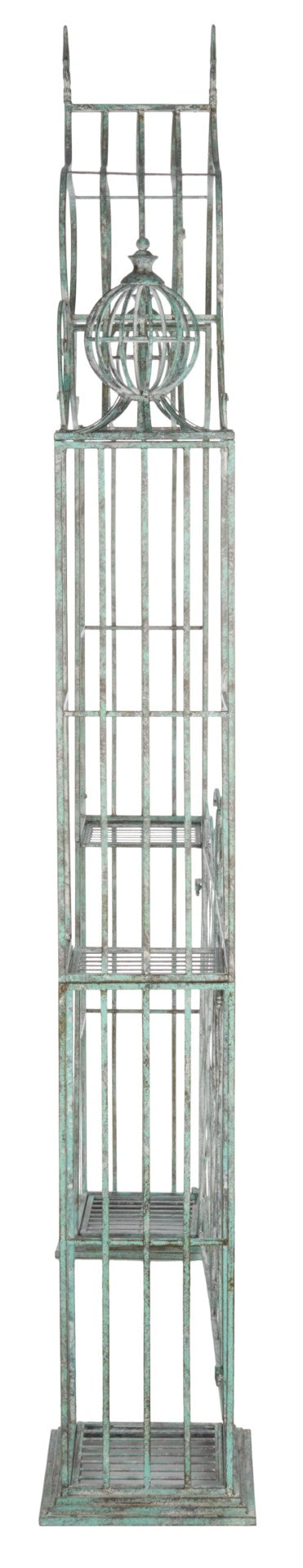 Safavieh BEATRIX Arbor - Victorian Elegance for Your Garden with Durable Iron Support for Climbing Vines Antique Dark Green / - PAT5012D