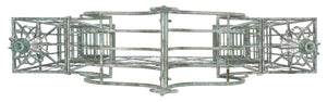 Safavieh BEATRIX Arbor - Victorian Elegance for Your Garden with Durable Iron Support for Climbing Vines Antique Dark Green / - PAT5012D