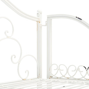 Safavieh Amaris Wrought Iron  4 Tier Outdoor Bakers Rack Antique White PAT5014B