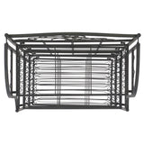 Safavieh Amaris Wrought Iron  4 Tier Outdoor Bakers Rack Black PAT5014E