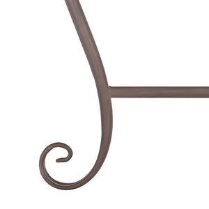 Safavieh ABIA Tree Bench - Elegant Wrought-Iron Scrollwork for Timeless Outdoor Charm and Relaxation Space Rustic Brown PAT5018B