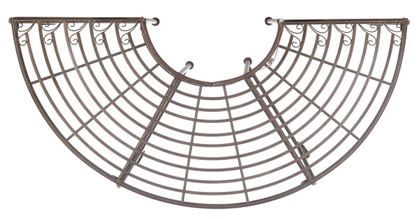 Safavieh ABIA Tree Bench - Elegant Wrought-Iron Scrollwork for Timeless Outdoor Charm and Relaxation Space Rustic Brown PAT5018B