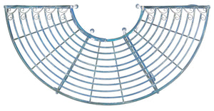 Safavieh ABIA Tree Bench - Elegant Wrought-Iron Scrollwork for Timeless Outdoor Charm and Relaxation Space Mossy Blue / - PAT5018C