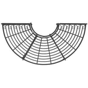 Safavieh Abia Wrought Iron 50 Inch W Outdoor Tree Bench Black PAT5018E