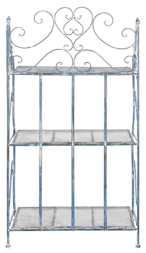 Safavieh Torus 3 Tier Shelf Antique Blue PAT5022C