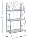 Safavieh Torus 3 Tier Shelf Antique Blue PAT5022C