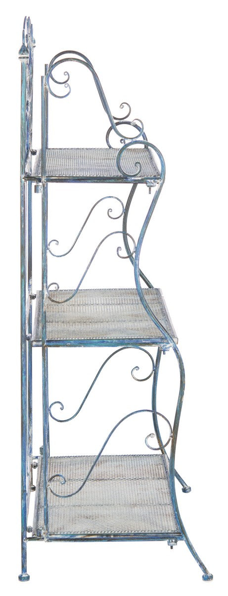 Safavieh Torus 3 Tier Shelf Antique Blue PAT5022C