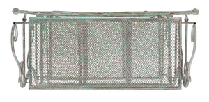 Safavieh Torus 3-tier Garden Shelf With Elegant Iron Scrollwork In Antique Dark Green - Stylish Storage Solution Antique Dark Green , 100% Iron Pat5022d