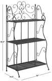 Safavieh Torus 3 Tier Shelf Black PAT5022E