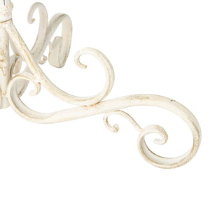 Safavieh ORIAN Victorian-Inspired Bird Bath for Outdoor Spaces – Durable Iron Design with Elegant Accents Pearl White / - PAT5023A