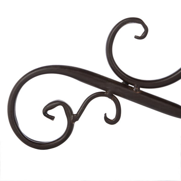 Safavieh Orian Bird Bath - Elegant Victorian Design In Rustic Brown With Intricate Iron Scrollwork For Gardens Rustic Brown 100% Iron Pat5023c