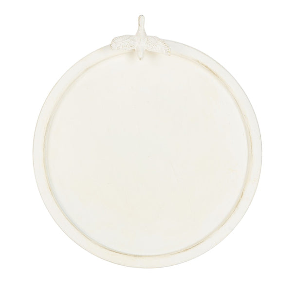 Safavieh KENSI Elegant Bird Bath with Curved Iron Design - Timeless Garden Accent for Outdoor Spaces Pearl White / - PAT5025A