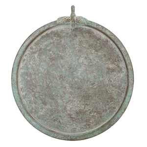 Safavieh KENSI Elegant Bird Bath with Curved Iron Design - Timeless Garden Accent for Outdoor Spaces Antique Dark Green / - PAT5025D