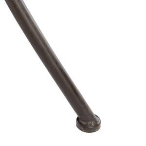Safavieh GENSON Victorian-Inspired Half-Moon Console Table - Elegant Iron Design for Outdoor Spaces & Storage Unearthed Rust / - PAT5027B
