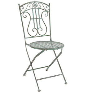 Safavieh Semly 3 Piece s Bistro Setting XII23 Antique Green Wrought Iron  PAT5028D