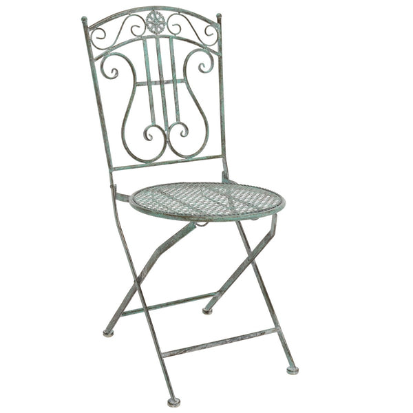 Safavieh Semly 3 Piece s Bistro Setting XII23 Antique Green Wrought Iron  PAT5028D