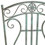 Safavieh Semly 3 Piece s Bistro Setting XII23 Antique Green Wrought Iron  PAT5028D