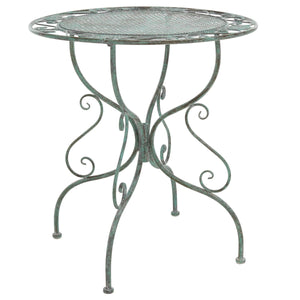 Safavieh Semly 3 Piece s Bistro Setting XII23 Antique Green Wrought Iron  PAT5028D