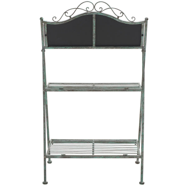 Safavieh Natum Plant Stand XII23 Antique Green Iron PAT5029D