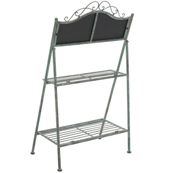 Safavieh Natum Plant Stand XII23 Antique Green Iron PAT5029D