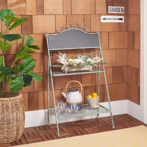 Safavieh Natum Plant Stand XII23 Antique Green Iron PAT5029D