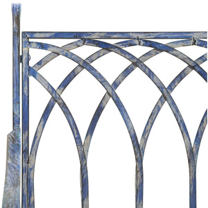 Safavieh MEDRANO Rocking Chair - Elegant Outdoor Seating with Classic Charm and Durable Iron Construction Mossy Blue / - PAT5030C