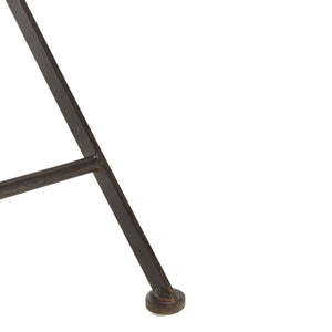 Safavieh Adriel 3 Piece Bistro Set XII23 Rustic Brown Iron PAT5031B