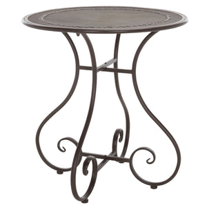 Safavieh Adriel 3 Piece Bistro Set XII23 Rustic Brown Iron PAT5031B