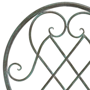 Safavieh Adriel 3 Piece Bistro Set XII23 Antique Green Iron PAT5031D