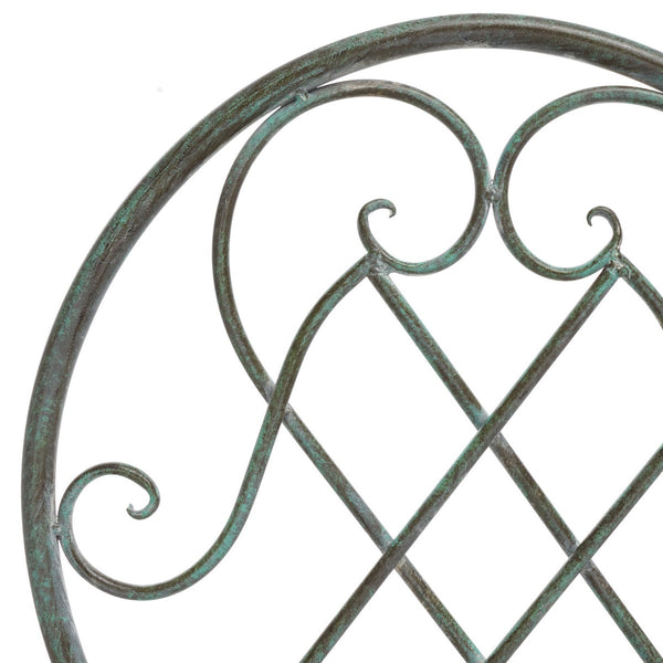 Safavieh Adriel 3 Piece Bistro Set XII23 Antique Green Iron PAT5031D