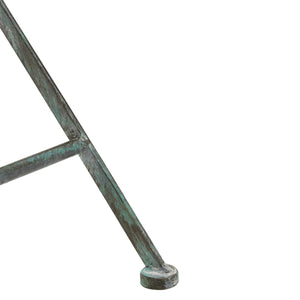 Safavieh Adriel 3 Piece Bistro Set XII23 Antique Green Iron PAT5031D