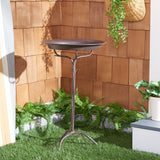 Safavieh Nigel Bird Bath XII23 Rustic Brown Iron PAT5032B