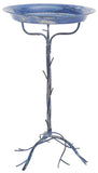 Safavieh Nigel Bird Bath XII23 Mossy Blue Iron PAT5032C