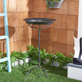 Safavieh Nigel Bird Bath XII23 Anitique Black Iron PAT5032E