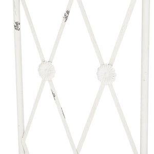 Safavieh ATTICUS Archway - Elegant Iron Garden Entrance with Classic Latticework for Climbing Plants & Vines Antique White PAT5035A