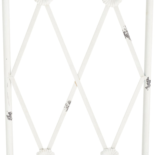 Safavieh ATTICUS Archway - Elegant Iron Garden Entrance with Classic Latticework for Climbing Plants & Vines Antique White PAT5035A