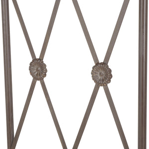 Safavieh ATTICUS Archway - Elegant Iron Garden Entrance with Classic Latticework for Climbing Plants & Vines Rustic Brown PAT5035B