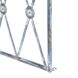 Safavieh ATTICUS Archway - Elegant Iron Garden Entrance with Classic Latticework for Climbing Plants & Vines Mossy Blue / - PAT5035C